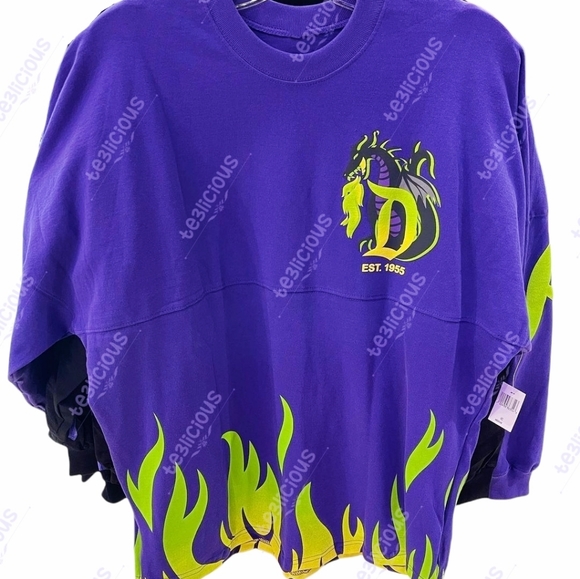 DISNEYLAND MALEFICENT VILLIAN SPIRIT JERSEY - Picture 2 of 3
